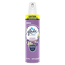 Glade Aerosol Spray, Air Freshener Lavender & Vanilla Scent, Fragrance with Essential Oils 8.3 oz