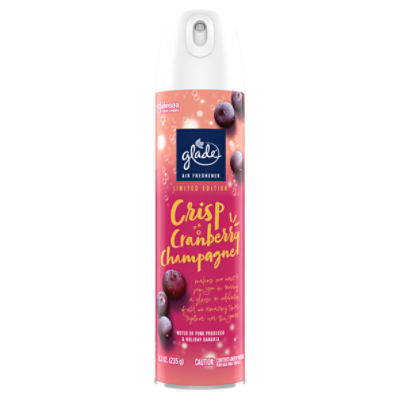 Glade Air Freshener, Aerosol Room Spray, Crisp Cranberry Champagne, 8.3 oz  - ShopRite