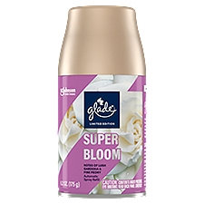Glade Automatic Spray Air Freshener - Super Bloom Limited Edition Fragrance - 6.2 ounce /1ct, 6.2 Ounce
