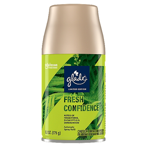 Glade Automatic Spray Air Freshener - Fresh Confidence Limited Edition Fragrance - 6.2 ounce /1ct