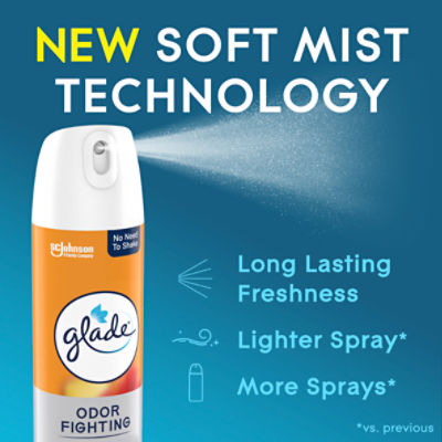 Glade Odor Fighting Soft Mist Air Freshener Room Spray, Hawaiian Breeze , 8.0oz, 1pk