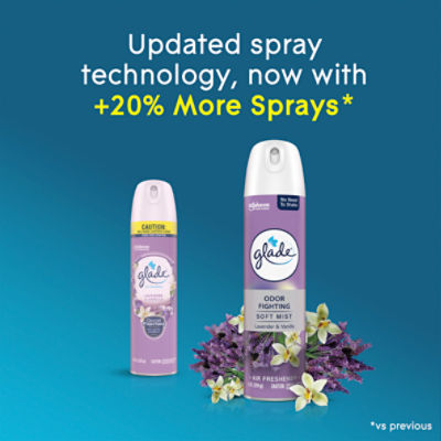 Glade Lavender & Vanilla Air Freshener, 8 oz