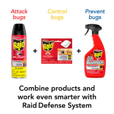 Raid Lemon Scent Ant & Roach Killer 26 Spray, 17.5 oz