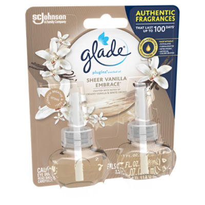 Glade PlugIns Air Freshener Refill, Scented and Essential Oils for Bathroom  and Home Fragrance, Clean Linen, 2 Count : : Health & Personal Care