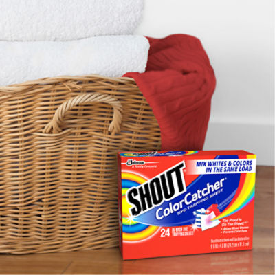  Shout Color Catcher Dye-Trapping, In-Wash Cloths - 24