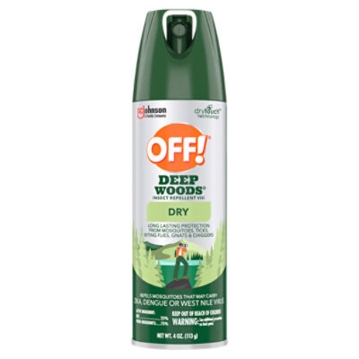 Off! Deep Woods Dry Insect Repellent VIII, 4 oz, 4 Ounce