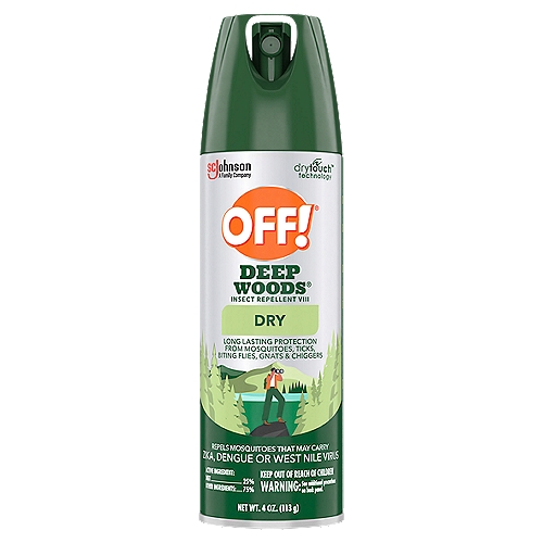 Off! Deep Woods Dry Insect Repellent VIII, 4 oz