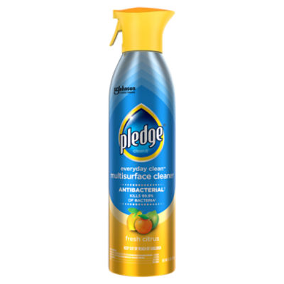 Pledge Antibacterial Multisurface Cleaner Spray, Fresh Citrus Scent, 9.7oz