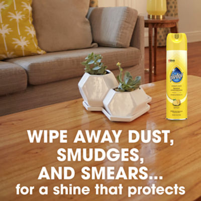 Pledge® Expert Care™, Wood Polish Shines and Protects, Lemon Enhancing, Aerosol, 9.7 oz.