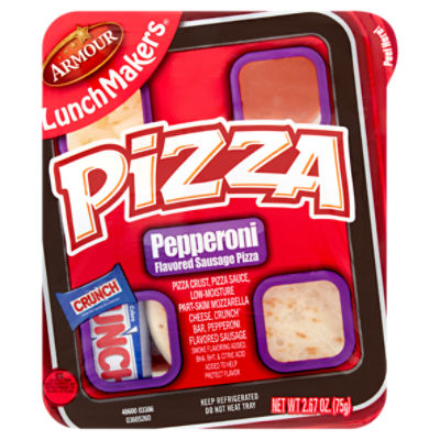 Armour LunchMakers Pepperoni Flavored Sausage Pizza, 2.67 oz Price Rite