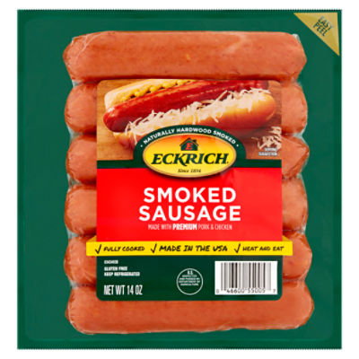 Eckrich Smoked Sausage, 14 oz ShopRite