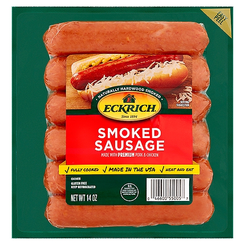 Eckrich Smoked Sausage, 14 oz