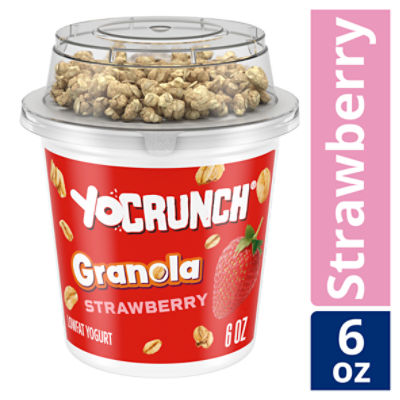 YoCrunch Strawberry with Granola Pieces Lowfat Yogurt, 6 oz