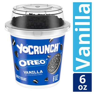 YoCrunch Vanilla with Oreo Cookie Pieces Lowfat Yogurt, 6 oz