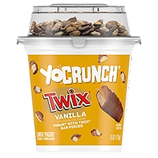 YoCrunch Low Fat Vanilla with Twix Yogurt, 6 Oz.