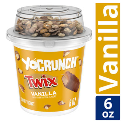 YoCrunch Vanilla with Twix Bar Pieces Lowfat Yogurt, 6 oz