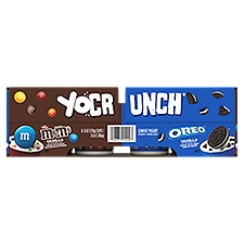YoCrunch Vanilla with OREO and M&Ms Lowfat Yogurt Variety Pack, 6 oz, 8 count
