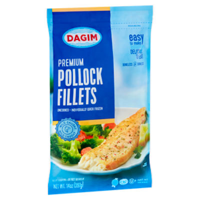 Dagim Premium Pollock Fillets, 14 oz