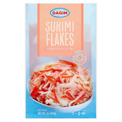 Dagim Shredded Seafood Surimi Flakes, 1 lb