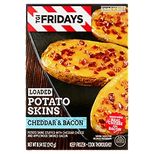 TGI Fridays Cheddar & Bacon Loaded Potato Skins Snack Size, 8.54 oz
