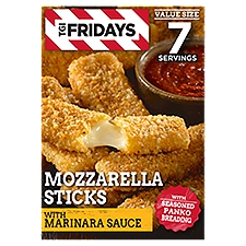 TGI Fridays Mozzarella Sticks with Marinara Sauce Value Size, 30 oz