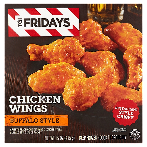 TGI Fridays Buffalo Style Chicken Wings, 15 oz