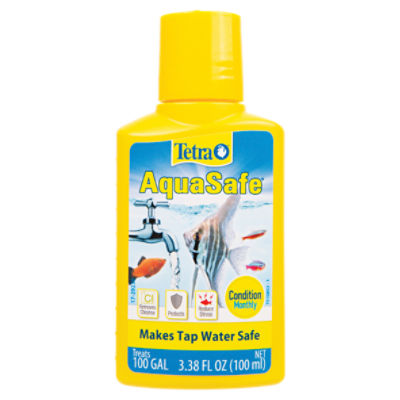 Tetra AquaSafe Aquarium Water Treatment, 3.38 fl oz ShopRite