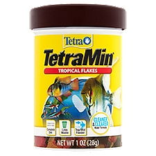 Tetra TetraMin Fish Food, Tropical Flakes, 1 Ounce