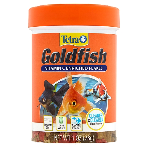 Tetra Goldfish Vitamin C Enriched Flakes Fish Food, 1 oz
Active Life Formula™ - Antioxidants, select proteins, prebiotics