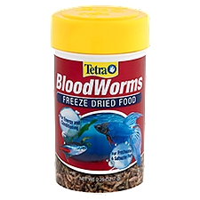 Tetra Freeze Dried Food Blood Worms, 0.25 Ounce