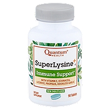 Quantum Health Super Lysine+ Tablets Dietary Supplement, 90 count