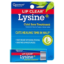 Quantum Lip Clear Cold Sore Treatment - Lysine, 0.25 Ounce