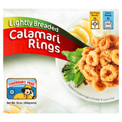 Fisherman's Pride Lightly Breaded Calamari Rings, 16 oz