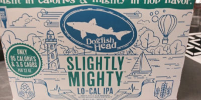 Dogfish Head Craft Brewery Slightly Mighty Lo-Cal IPA Beer 6 pack, 12 oz Cans, 72 fl oz, 72 Fluid ounce