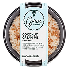Cyrus O'Leary's Pies Coconut, Cream Pie, 7 Ounce
