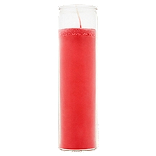 8'' Red, Candle, 4 Ounce