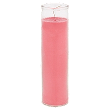 Candle, 8" Pink, 13 Ounce