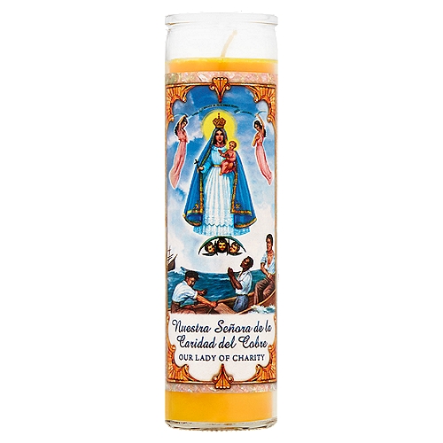 Our Lady of Charity 8'' Candle
