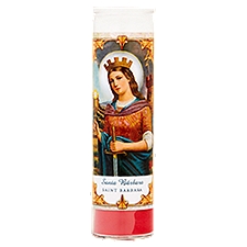 Saint Barbara 8'', Candle, 1 Each