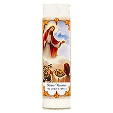 The Lord's Prayer 8”, Candle, 1 Each