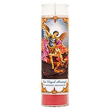 St. Michael Archangel 8'', Candle, 1 Each
