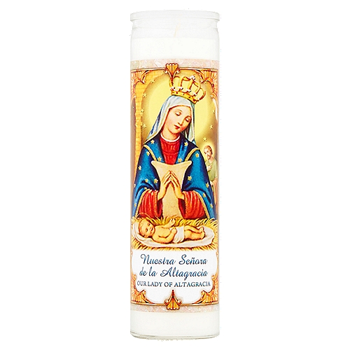 Our Lady of Altagracia 8'' Candle