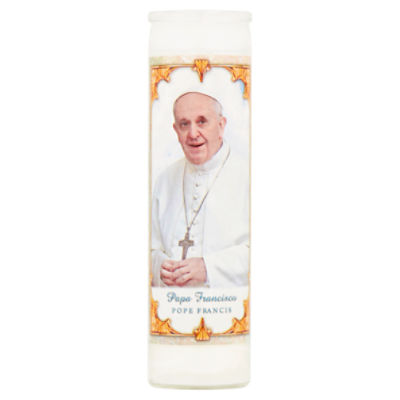 Pope Francis 8'' Prayer Candle