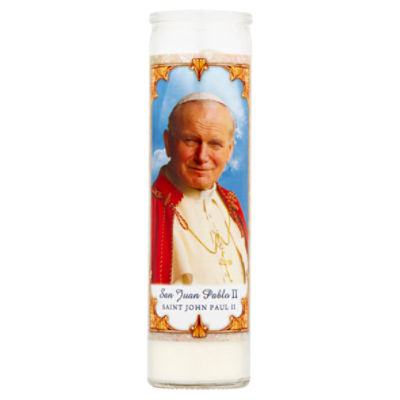 Prayer Candle Company Saint John Paul II 8'' Prayer Candle