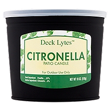 Deck Lytes Citronella Patio Candle, 18 oz, 18 Ounce