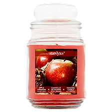 Star Lytes Apple Cinnamon Scented Candle, 18 oz, 18 Ounce