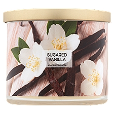Star Candle Sugared Vanilla Scented Candle, 13 oz