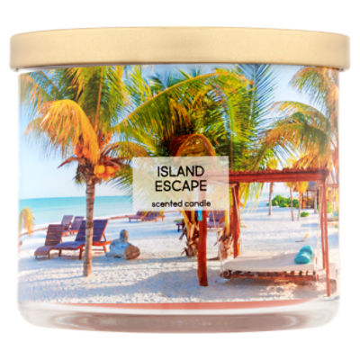 Star Candle Company Island Escape Scented Candle, 13 oz, 13 Ounce