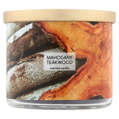 Star Candle Company Mahogany Teakwood Scented Candle, 13 oz, 13 Ounce