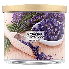 Star Candle Company Lavender & Sandalwood Scented Candle, 13 oz